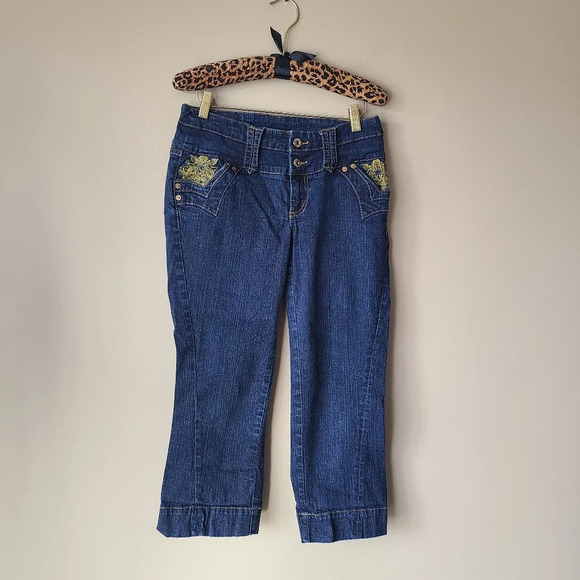 Baby Phat denim junior Capri sz.7 - Picture 1 of 14